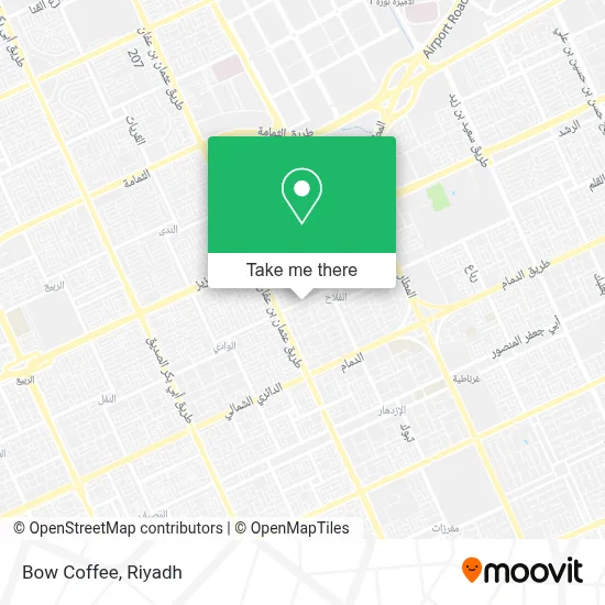 Bow Coffee map