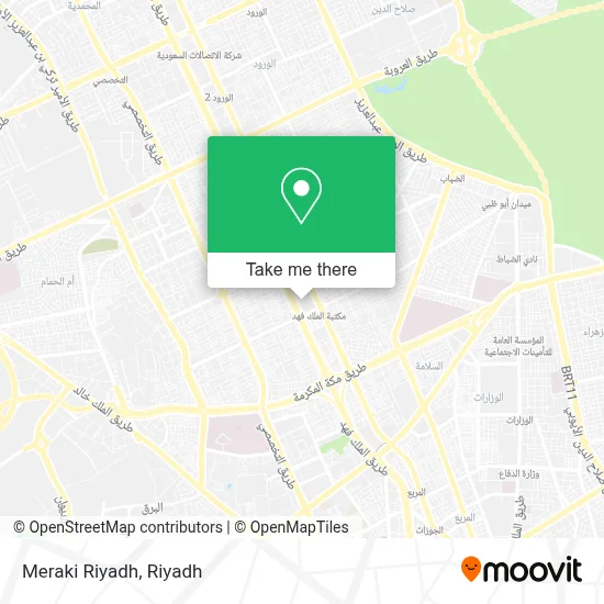 Meraki Riyadh map
