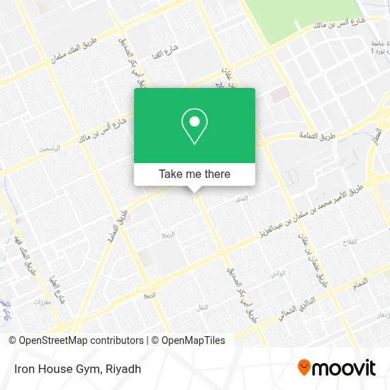 Iron House Gym map