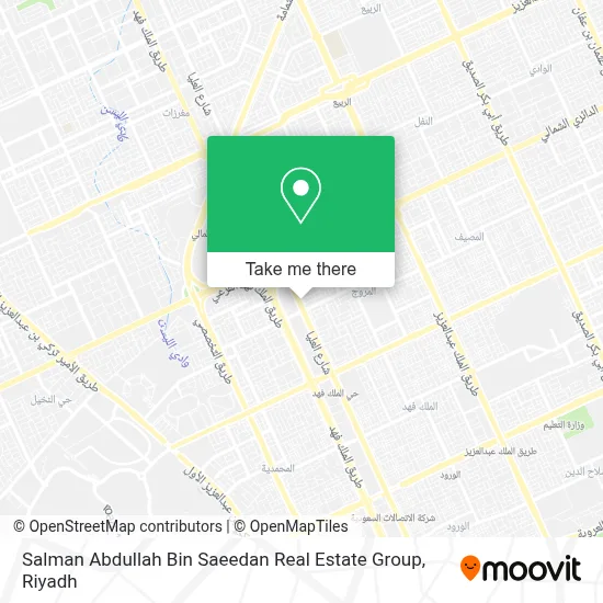 Salman Abdullah Bin Saeedan Real Estate Group map