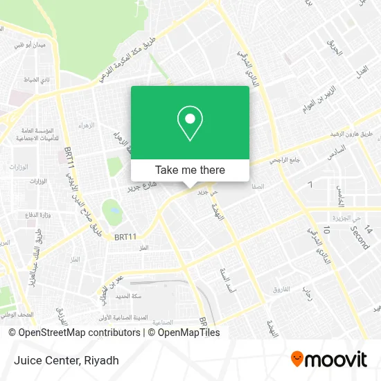 Juice Center map