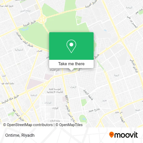 Ontime map