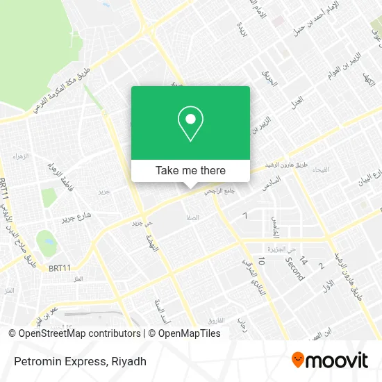 Petromin Express map
