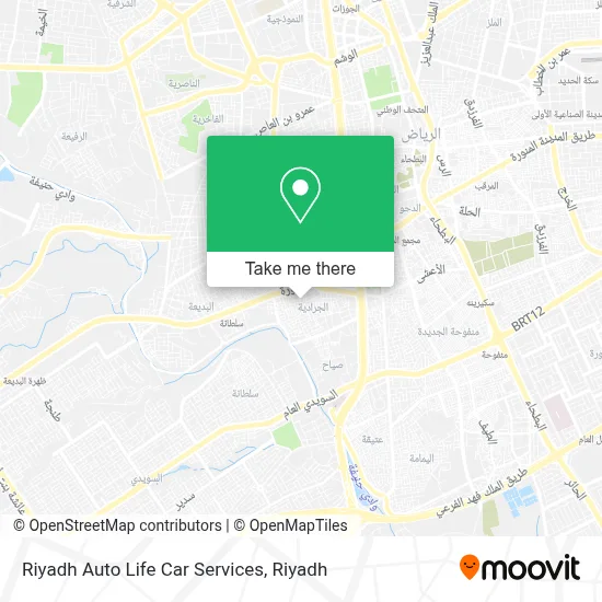 Riyadh Auto Life Car Services map