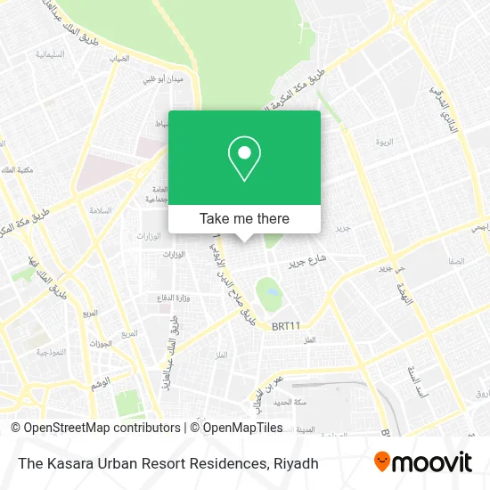 The Kasara Urban Resort Residences map