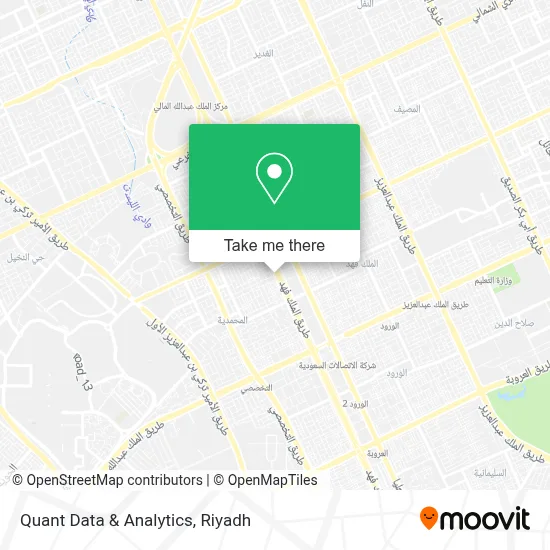 Quant Data & Analytics map
