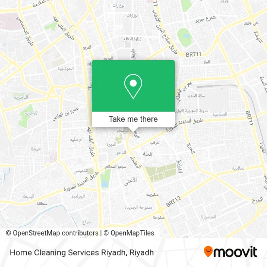 Home Cleaning Services Riyadh map