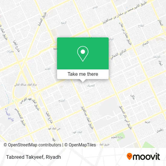 Tabreed Takyeef map