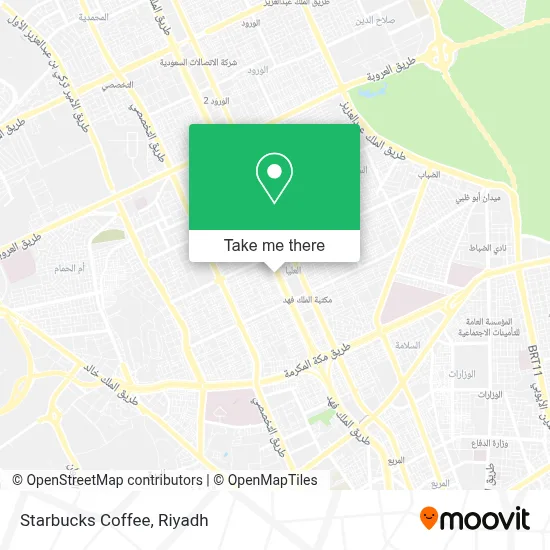 Starbucks Coffee map