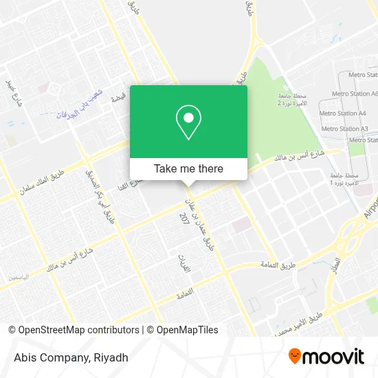 Abis Company map