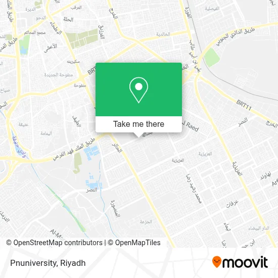 Pnuniversity map