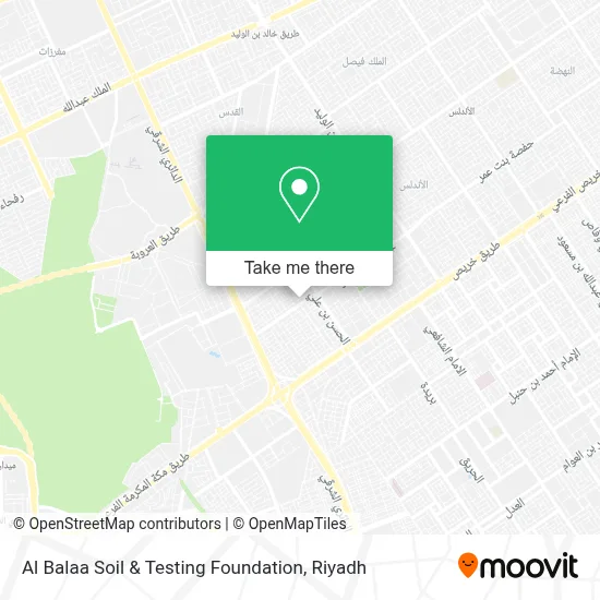 Al Balaa Soil & Testing Foundation map