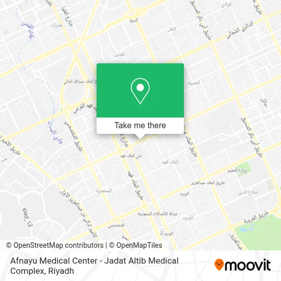 Afnayu Medical Center - Jadat Altib Medical Complex map