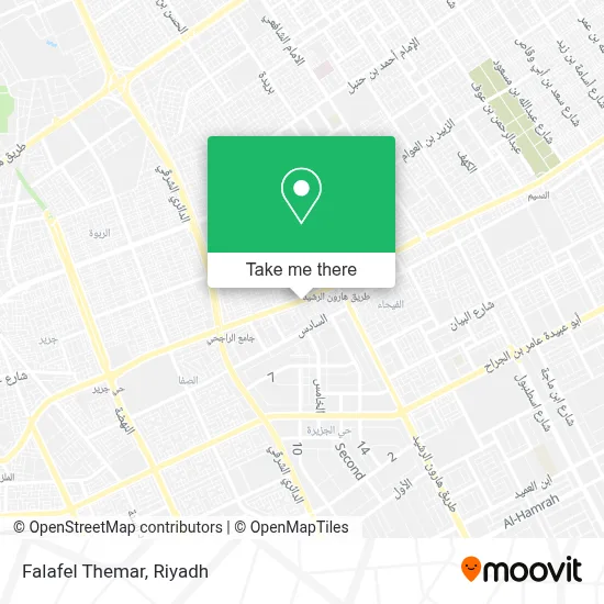 Falafel Themar map