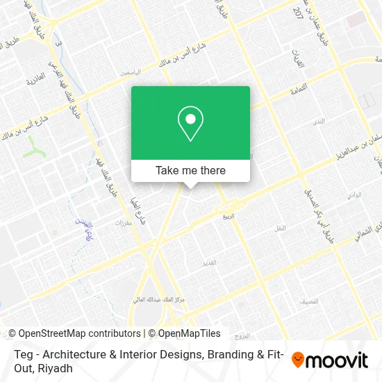 Teg - Architecture & Interior Designs, Branding & Fit-Out map