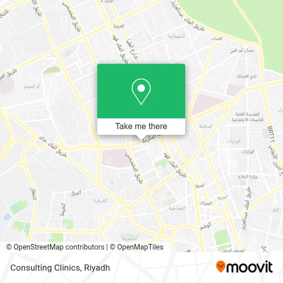 Consulting Clinics map