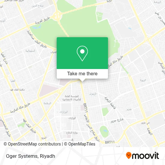 Oger Systems map
