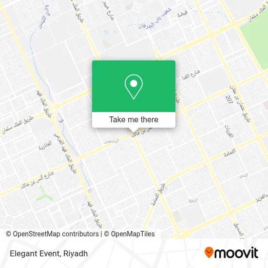 Elegant Event map