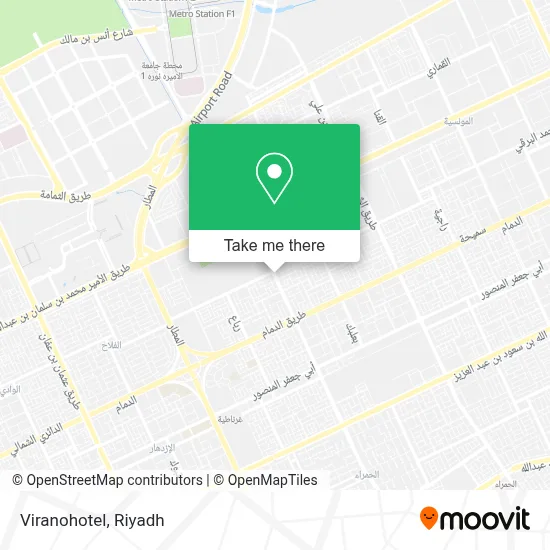 Viranohotel map