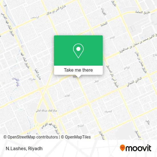 N.Lashes map