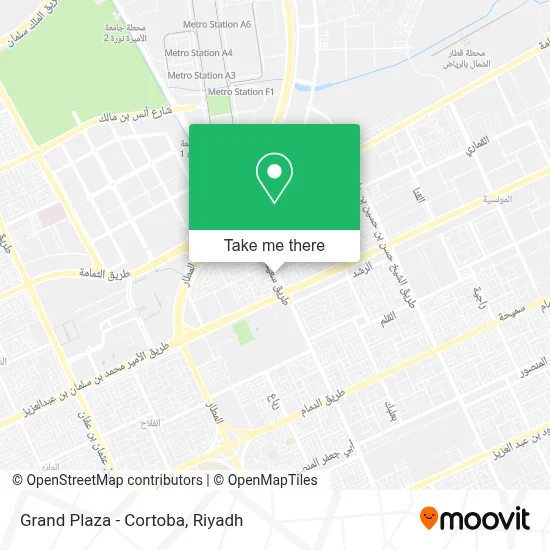 Grand Plaza - Cortoba map