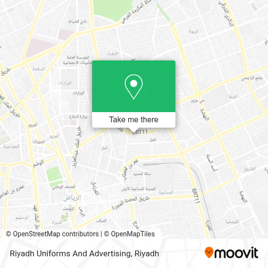 Riyadh Uniforms And Advertising map