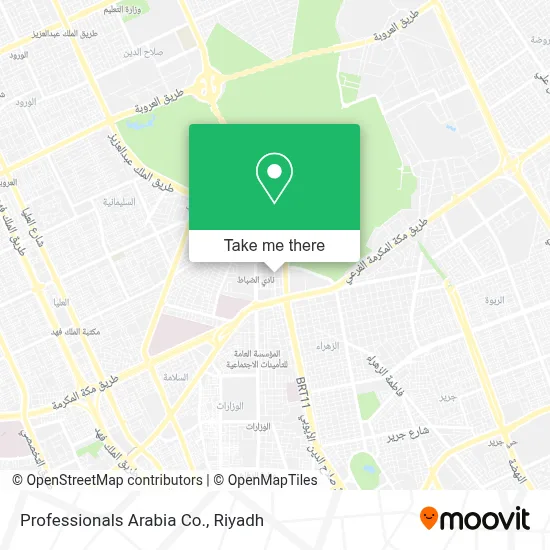Professionals Arabia Co. map