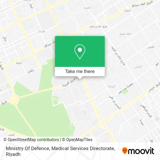 Ministry Of Defence, Medical Services Directorate map