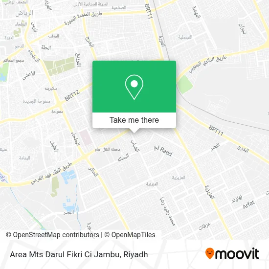 Area Mts Darul Fikri Ci Jambu map