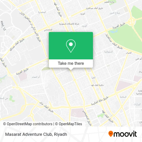 Masarat Adventure Club map