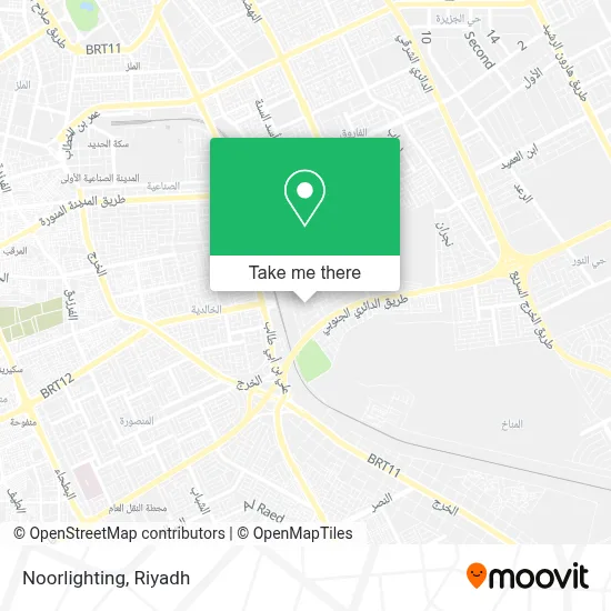Noorlighting map