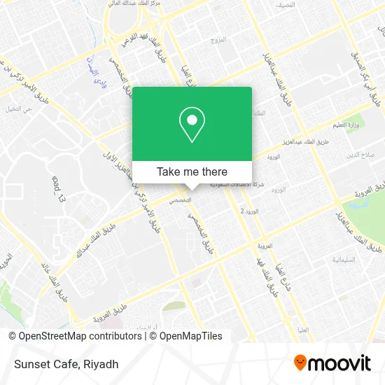 Sunset Cafe map
