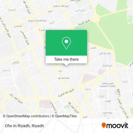 Ofw In Riyadh map