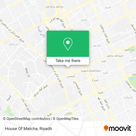 House Of Matcha map