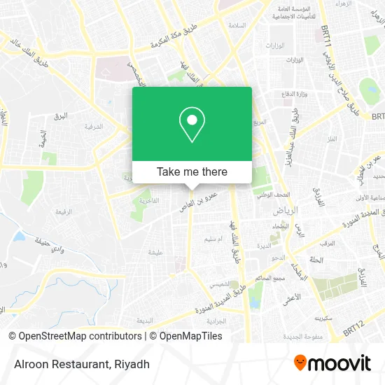 Alroon Restaurant map