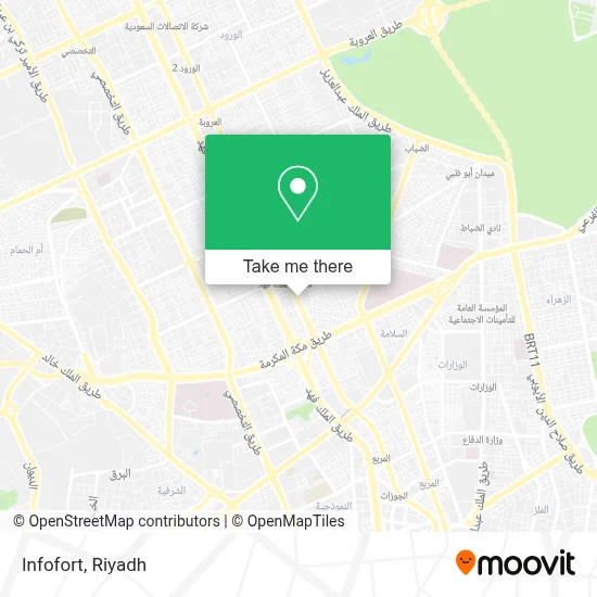 Infofort map