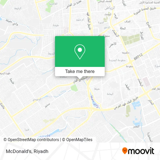 McDonald's map