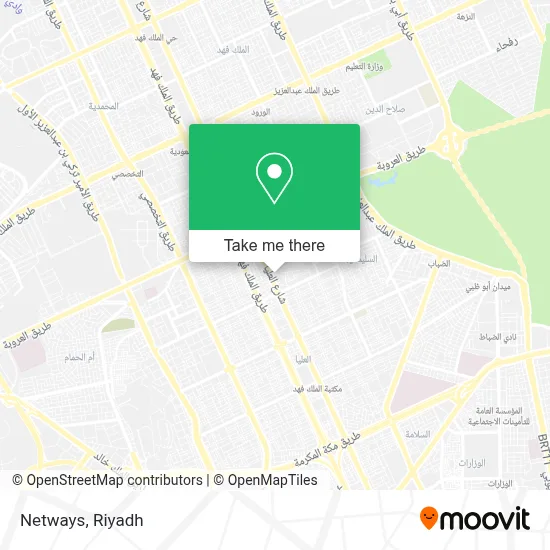 Netways map