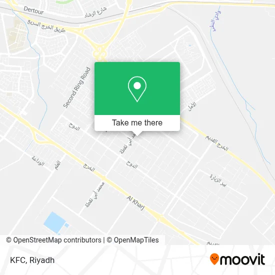 KFC map