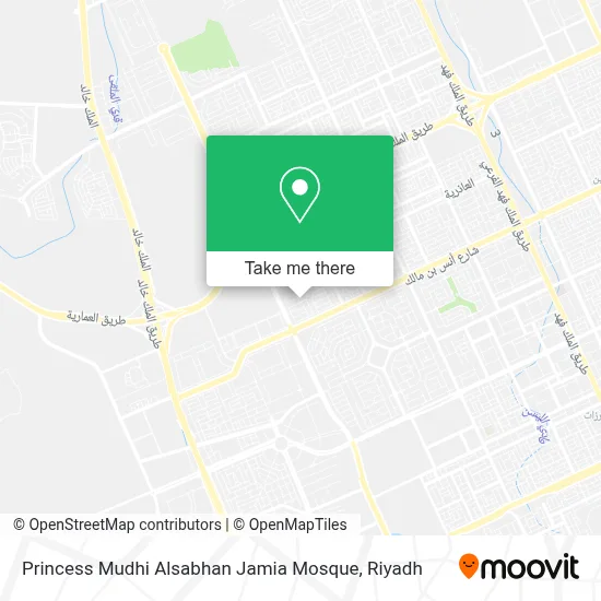 Princess Mudhi Alsabhan Jamia Mosque map