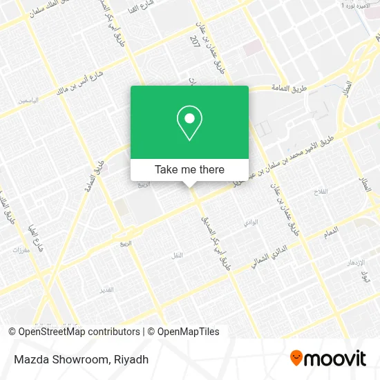 Mazda Showroom map