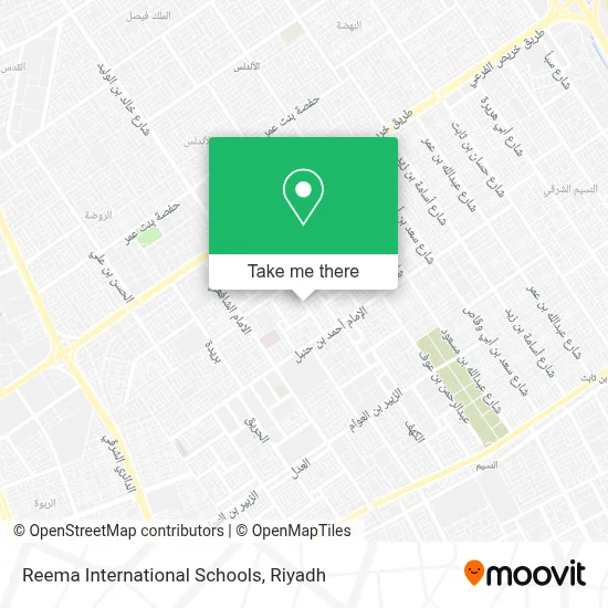 Reema International Schools map