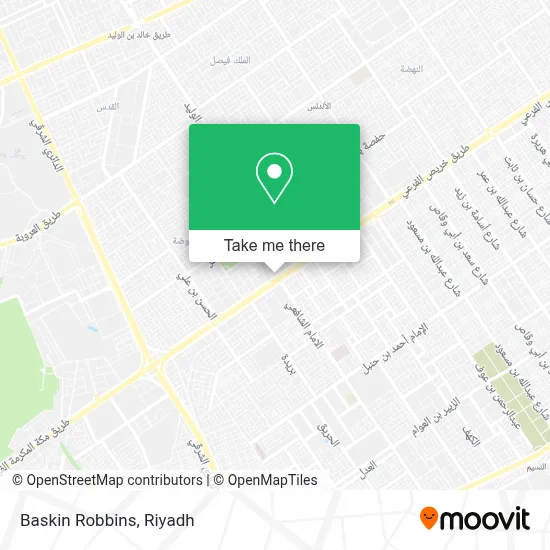 Baskin Robbins map