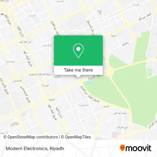 Modern Electronics map