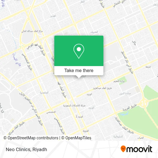 Neo Clinics map