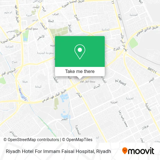 Riyadh Hotel For Immam Faisal Hospital map