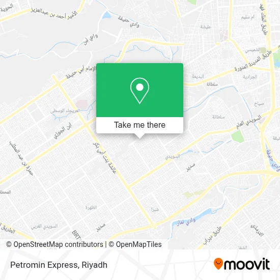 Petromin Express map
