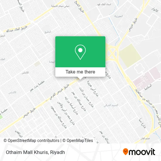 Othaim Mall Khuris map