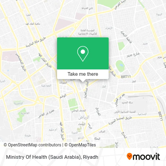 Ministry Of Health (Saudi Arabia) map