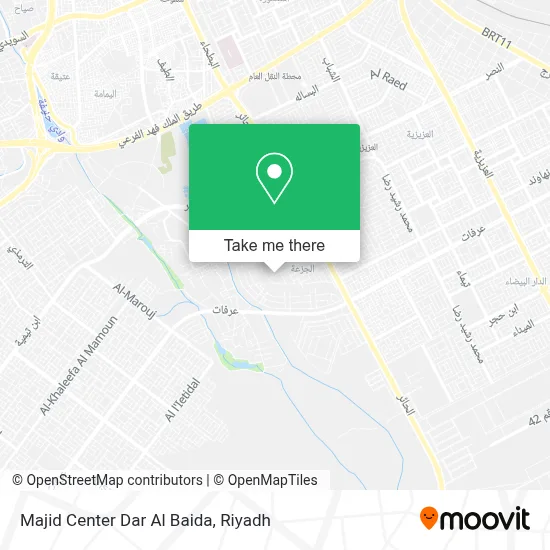 Majid Center Dar Al Baida map
